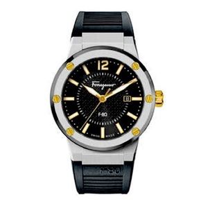 Salvatore Ferragamo F-80 Stainless Steel Men's Quartz Watch